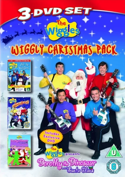 The Wiggles - Christmas Triple (Yule be Wiggling/Santas Rockin/Dorothy Meets Santa Claus) Afbeelding 1