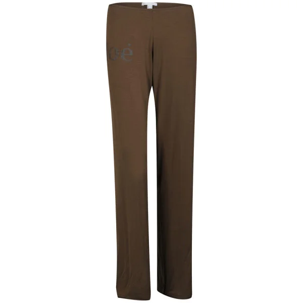 Chloe Women's Loungewear Trousers - Brown - 10 - Brown Afbeelding 1
