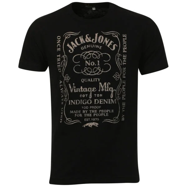 Jack & Jones Vintage Men's Whiskey T-Shirt - ? - S Afbeelding 1