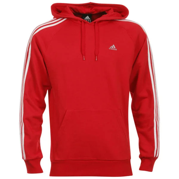 adidas Essentials 3S Hoody - Red - S - Rood Afbeelding 1