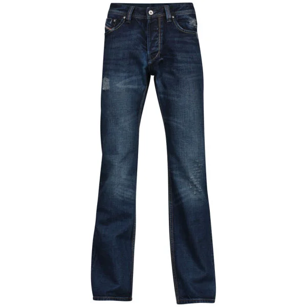 Diesel Men's Larkee Jeans - Blue Dark Wash - 32L - Blauw Afbeelding 1