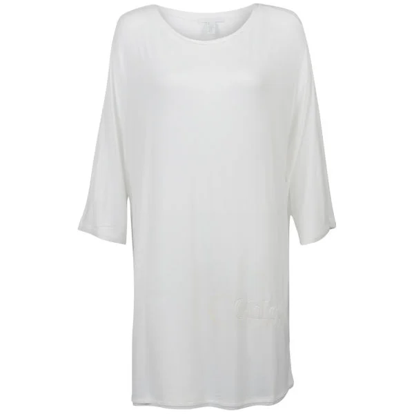 Chloe Women's Oversized T-Shirt - White - 10 - Wit Afbeelding 1