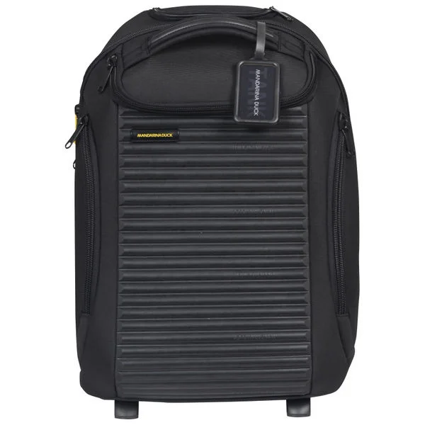 Mandarina Duck Tank Wheeled Business Backpack - Black Afbeelding 1