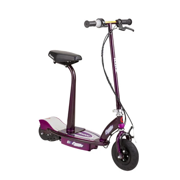 Razor E100S Seated Electric Scooter - Purple Afbeelding 1