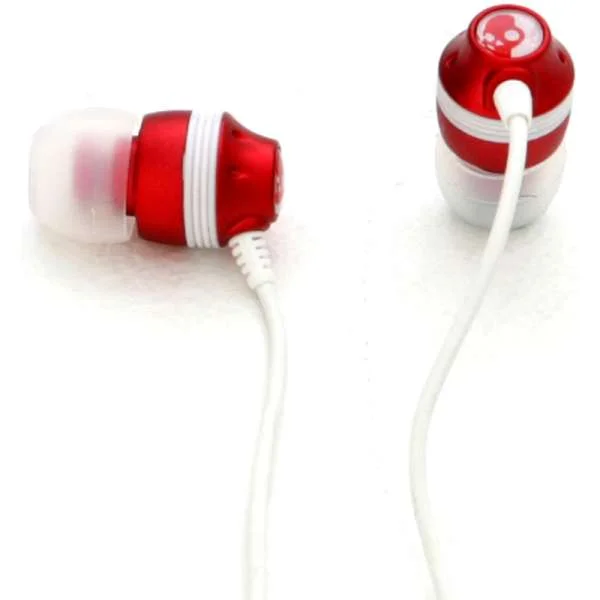 SkullCandy Ink'd Red White Earbuds Afbeelding 1