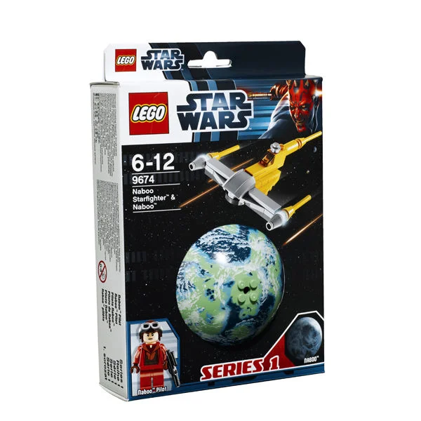 LEGO Star Wars: Naboo Starfighter & Naboo (9674) Afbeelding 1