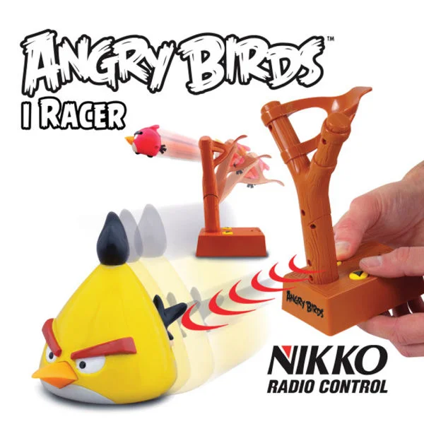 Nikko: Angry Birds Infrared Control iRacer - Yellow Afbeelding 1
