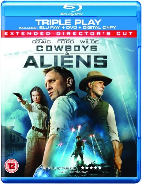 Cowboys and Aliens - Triple Play (Blu-Ray, DVD en Digital Copy) Afbeelding 1
