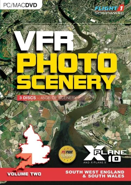 VFR Photographic Scenery Volume 2: South West England and South Wales Afbeelding 1