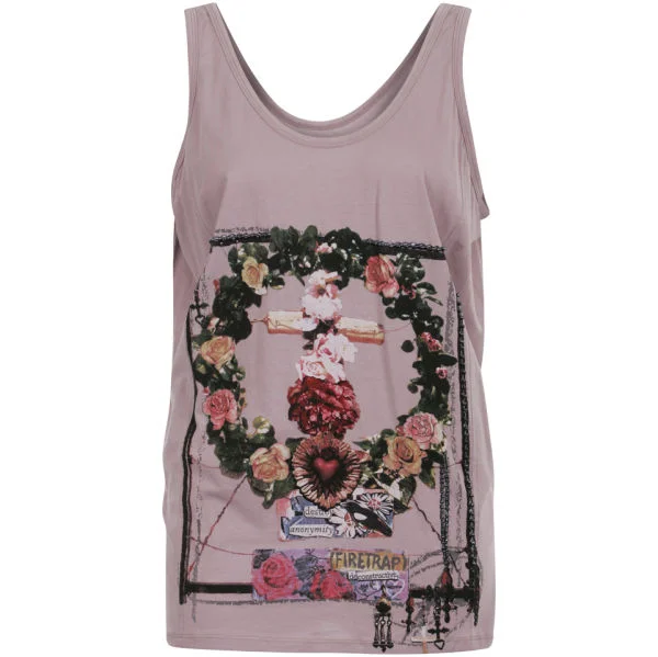 Firetrap Women's Spear Diego Vest Top - Pebble - S - Pebble Afbeelding 1