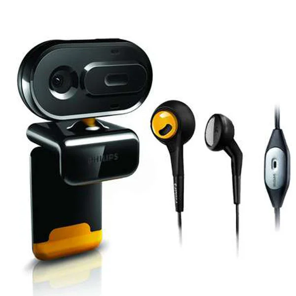 Philips SPZ2500/00 1.3 Megapixel Webcam with Headset Afbeelding 1