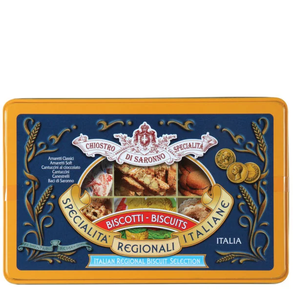 Italian Biscuit Selection in Luxury Tin Afbeelding 1