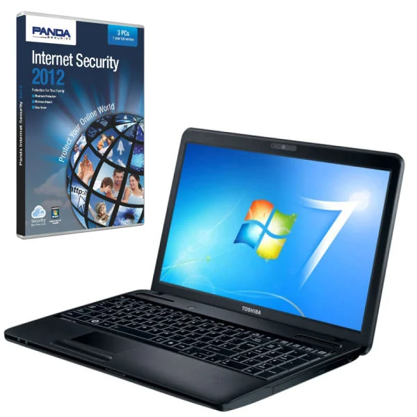 Toshiba Satellite Pro C660D-1FM (2Gb, 500Gb, AMD Dual Core) with Panda 2012 Internet Security (Bundle) Afbeelding 1