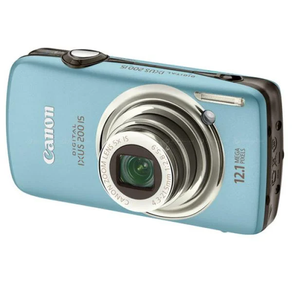 Canon XUS200 IS Blue Digital Camera Afbeelding 1