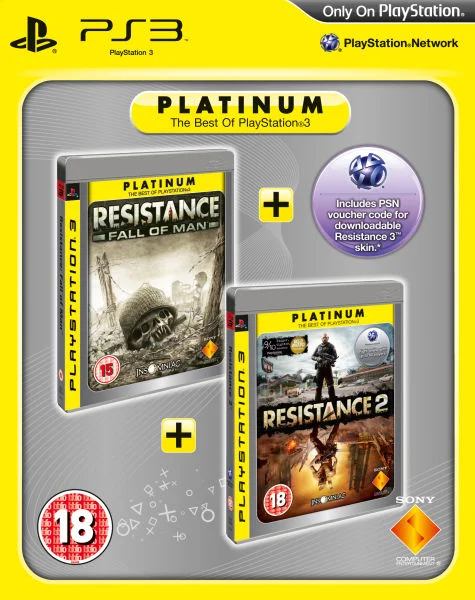 Resistance: Fall of Man & Resistance 2 (Platinum Twin Pack) Afbeelding 1