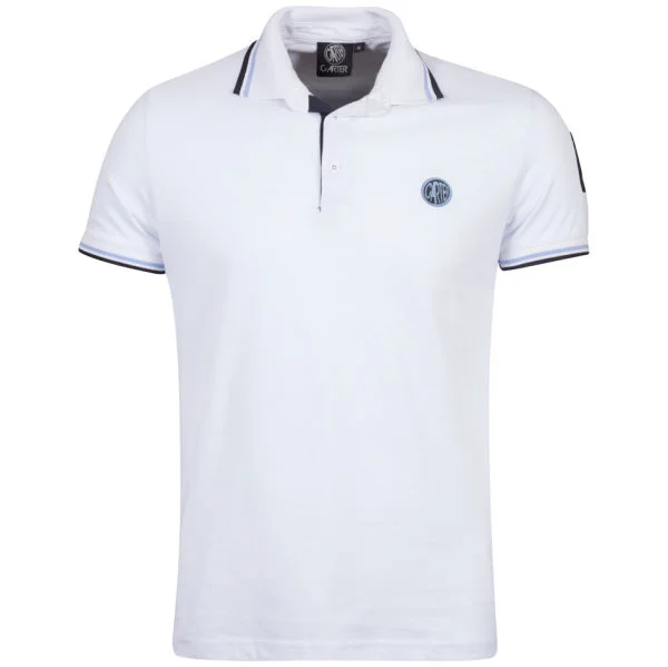 Carter Men's Duke Polo Shirt - White - S - Wit Afbeelding 1