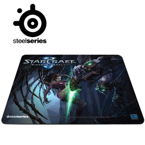 SteelSeries QcK Limited Edition StarCraft II Kerrigan vs. Zeratul Mouse Mat Afbeelding 1