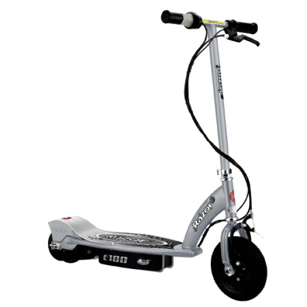 Razor E100 Electric Scooter - Silver Afbeelding 1