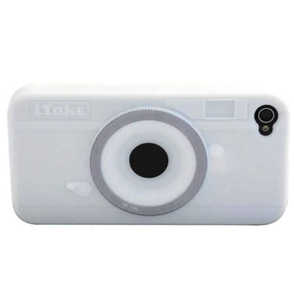 iTake Camera iPhone 4 Case - White Afbeelding 1