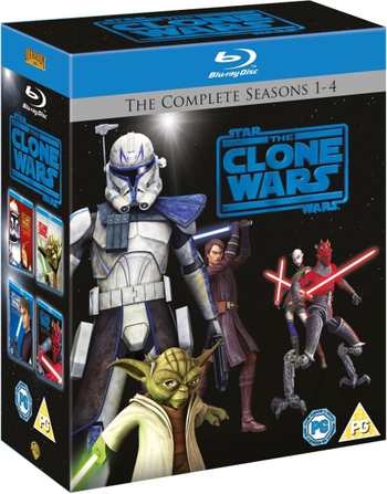 Star Wars Clone Wars - Series 1-4