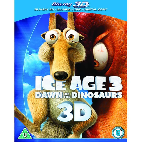 Ice Age 3 (3D Blu-ray, 2D Blu-ray, DVD and Digital Copy) Afbeelding 1