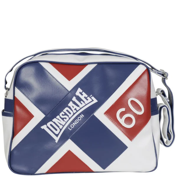 Lonsdale Union Jack Messenger Bag - White Afbeelding 1