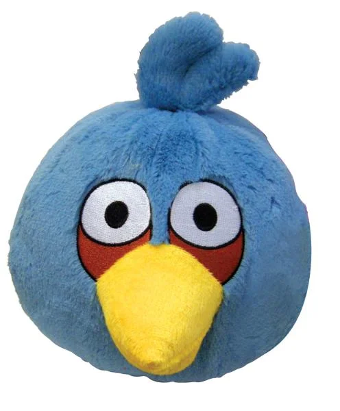 Angry Birds: 8 Inch Plush Blue Bird Afbeelding 1