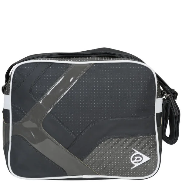 Dunlop Logo Front Messenger Bag - Grey/White Afbeelding 1
