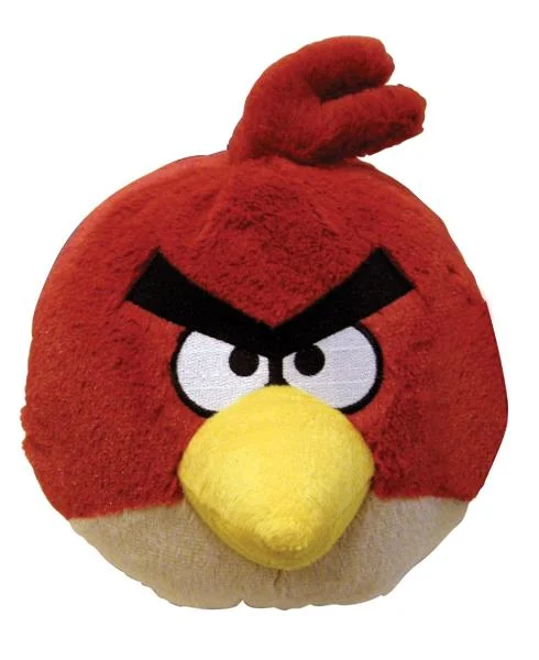 Angry Birds: 8 Inch Plush Red Bird Afbeelding 1