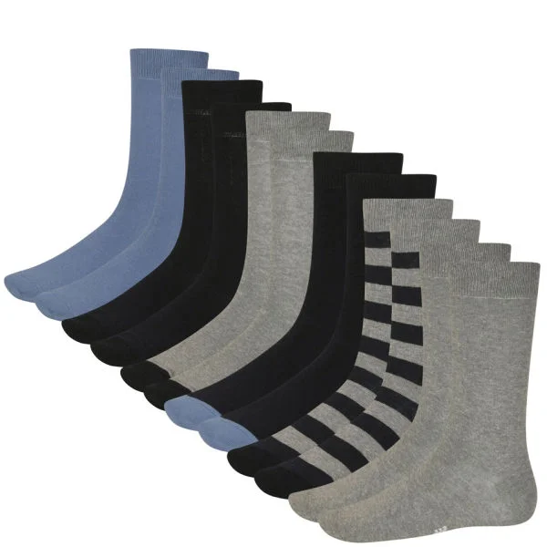 Boxfresh Men's Six Pack Socks - Multi - 7 to 11 - Multi Afbeelding 1