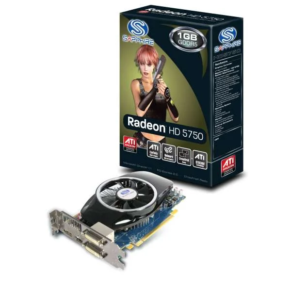 Sapphire Radeon HD 5750 1GB GDDR5 PCI-E x16 (DVI-D/HDMI/DisplayPort) Afbeelding 1
