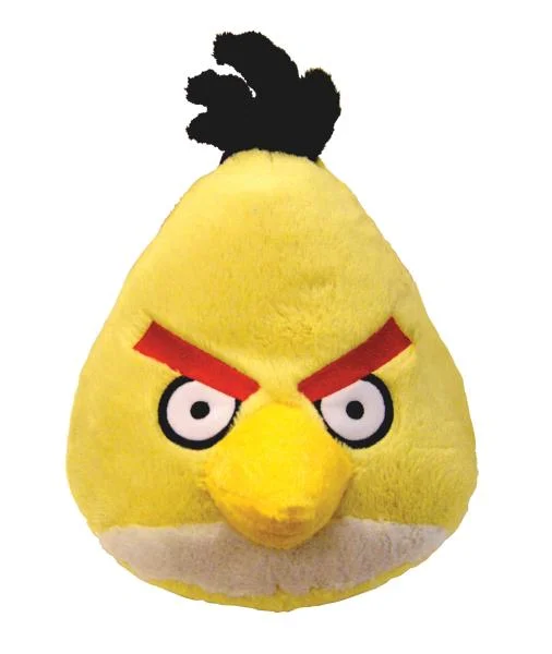 Angry Birds: 8 Inch Plush Yellow Bird Afbeelding 1