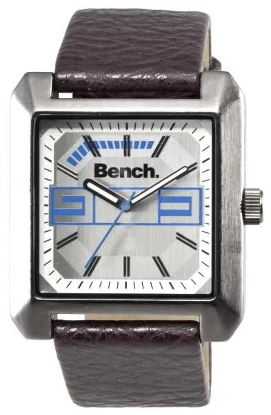 Bench Men's White Dial Brown Strap Watch Afbeelding 1
