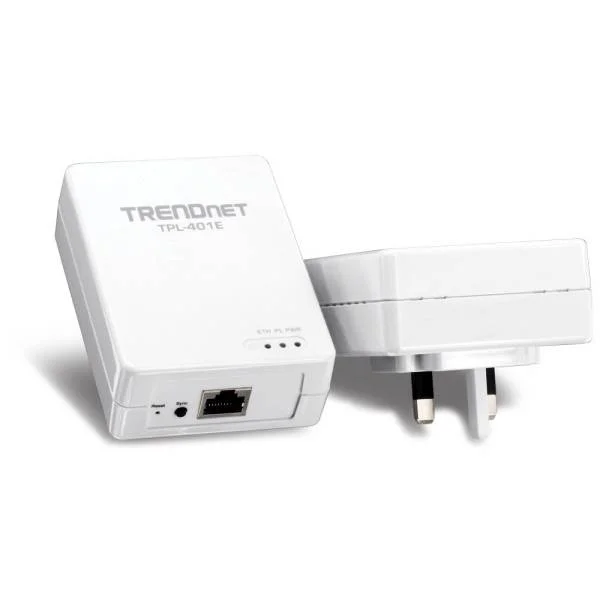 TrendNET 500Mbps Powerline AV Adapter Kit TPL-401E2K Afbeelding 1