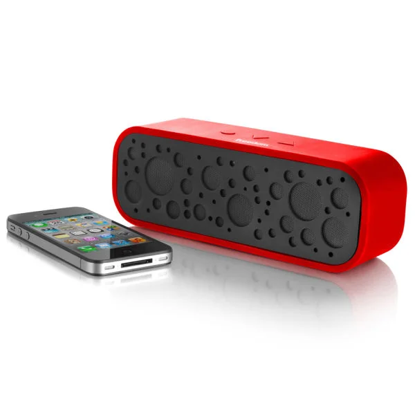 Bluetooth Soundbox with Mic - Red Afbeelding 1