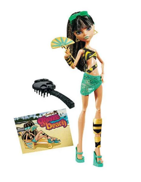 Monster High Gloom Beach Cleo De Nile Doll Afbeelding 1