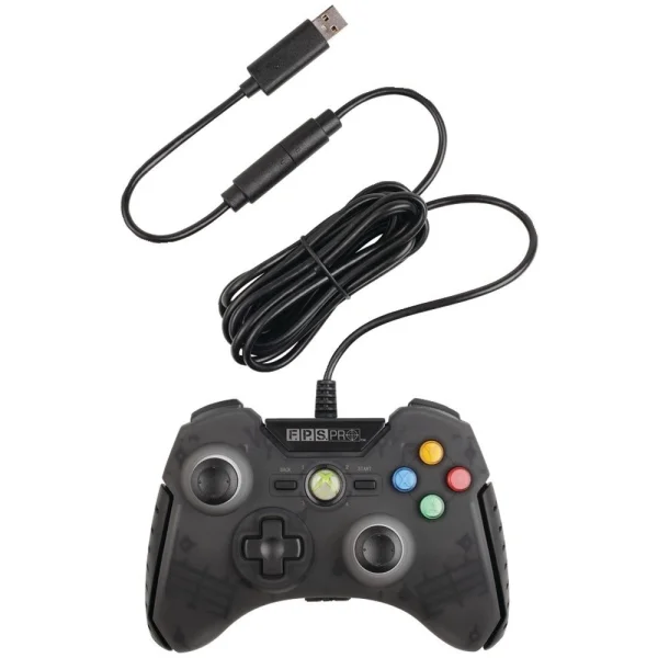 Xbox 360 First Person Shooter PRO GamePad Wired in Stealth Black Afbeelding 1