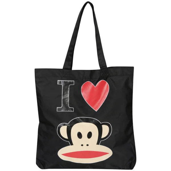 Paul Frank 'I love Paul Frank' Canvas Shopper - Black Afbeelding 1