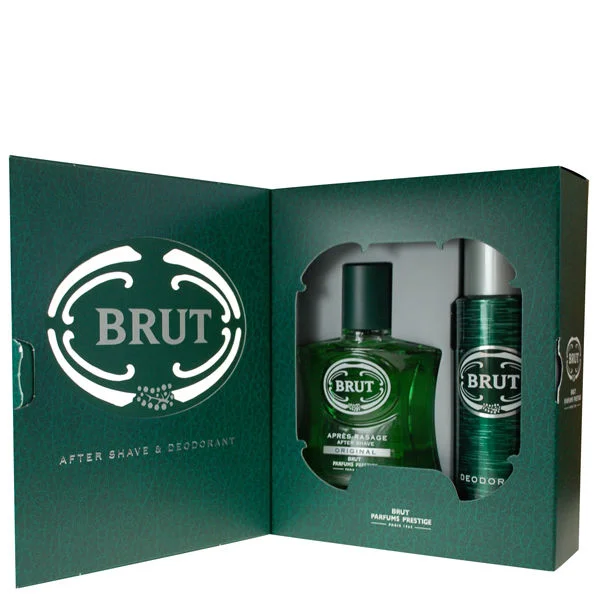Brut Brut Set (100ml Aftershave, 200ml Body Spray) Afbeelding 1