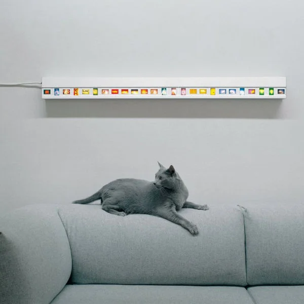 Wall Mounted Photo Slide Light with 25 Slide Spaces Afbeelding 1