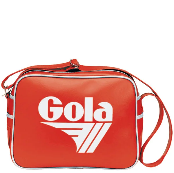 Gola Men's 'Redford' Messenger Shoulder Bag - Red/White Afbeelding 1
