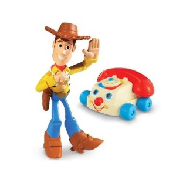 Toy Story 3: Buddy Pack Waving Woody & Chatterphone Afbeelding 1