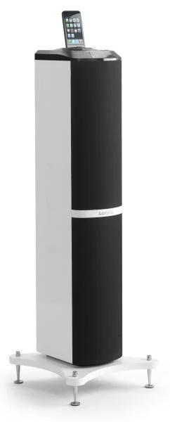 Lenco Tower 1 Speaker with iPod Docking Tower - White Afbeelding 1