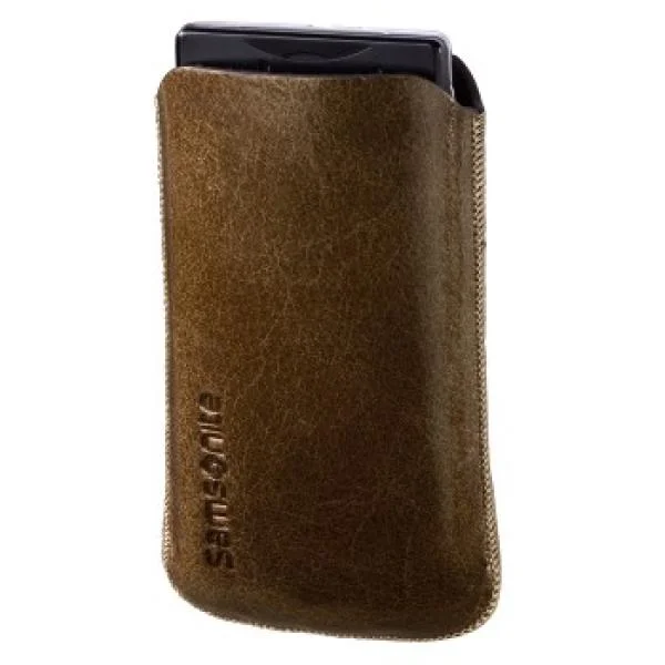 Samsonite Size M Toledo Mobile Phone Sleeve, Tobacco Afbeelding 1