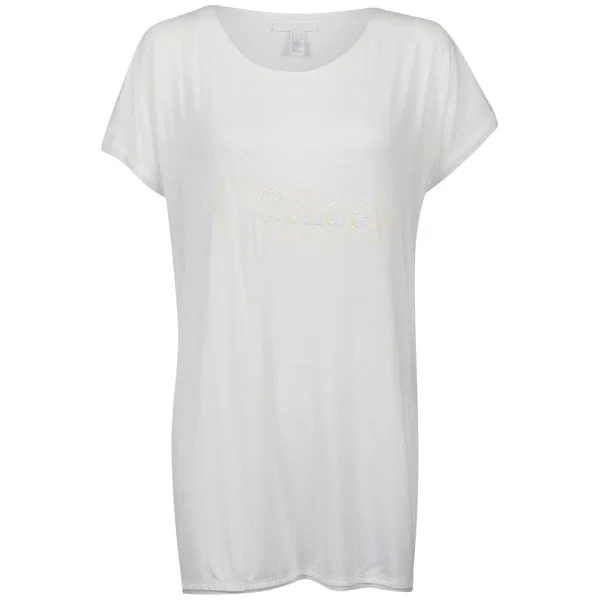 Chloe Women's T-Shirt - Cream - 42 - beige Afbeelding 1