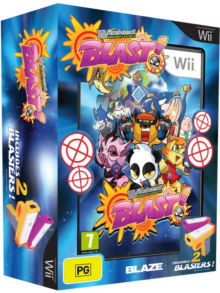 Wicked Monster Blast: Includes 2 blast guns Afbeelding 1