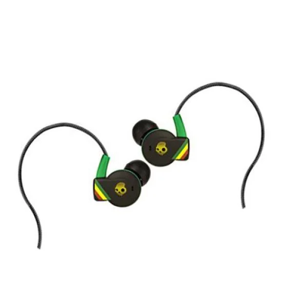 Skullcandy 2010 Asym Headphones - Rasta Afbeelding 1