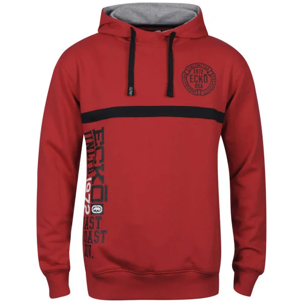 Ecko Men's Banner Hoody - Red/Black - S - Rood/Zwart Afbeelding 1