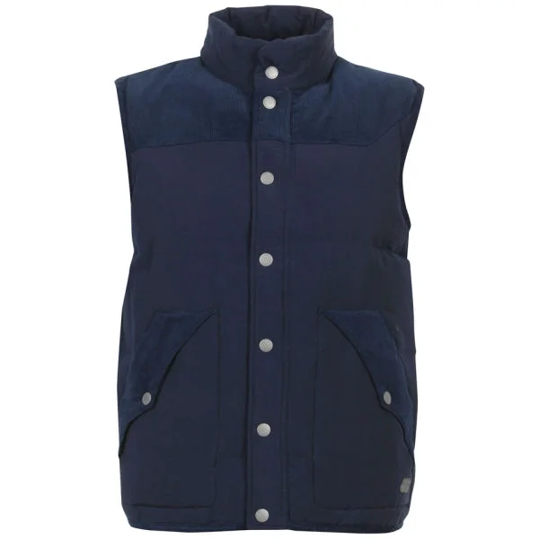 Boxfresh Men's Bolanus Gilet - Navy - XS Afbeelding 1