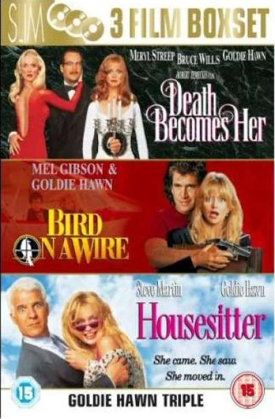 Goldie Hawn Set: Death Becomes Her/Bird On A Wire/Housesitte Afbeelding 1
